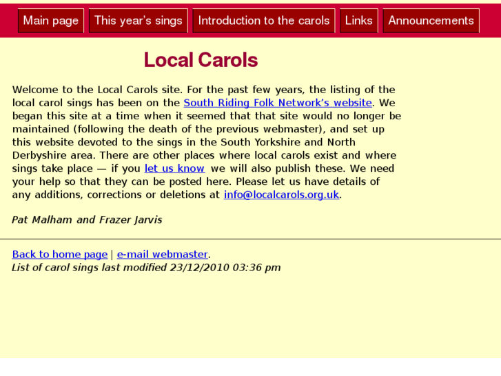 www.localcarols.org.uk