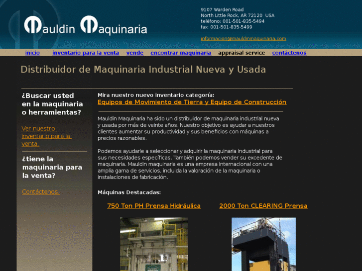 www.mauldinmaquinaria.com