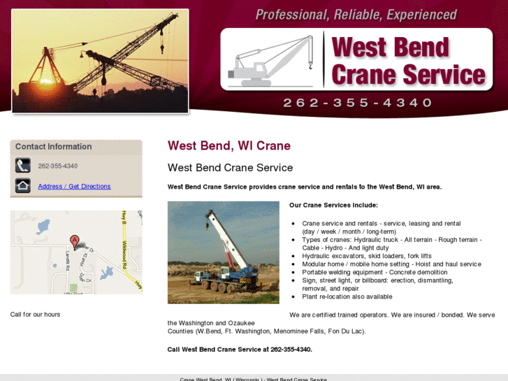 www.westbendcraneservice.net