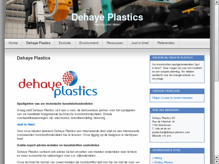 www.dehaye-plastics.com