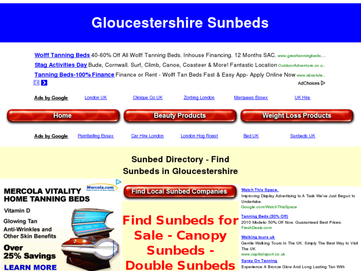 www.gloucestershiresunbeds.co.uk