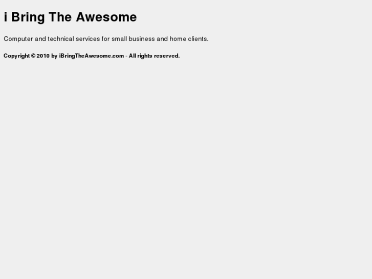 www.ibringtheawesome.com