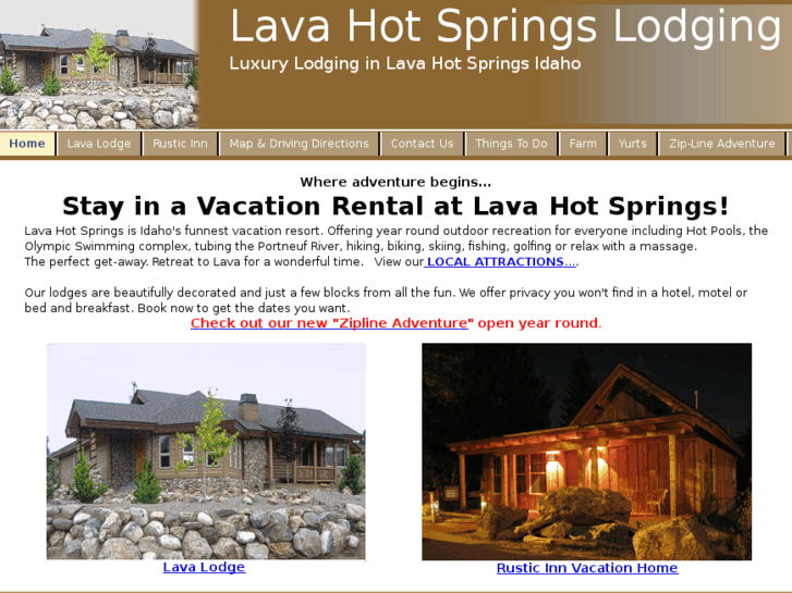 www.lavahotspringslodge.com