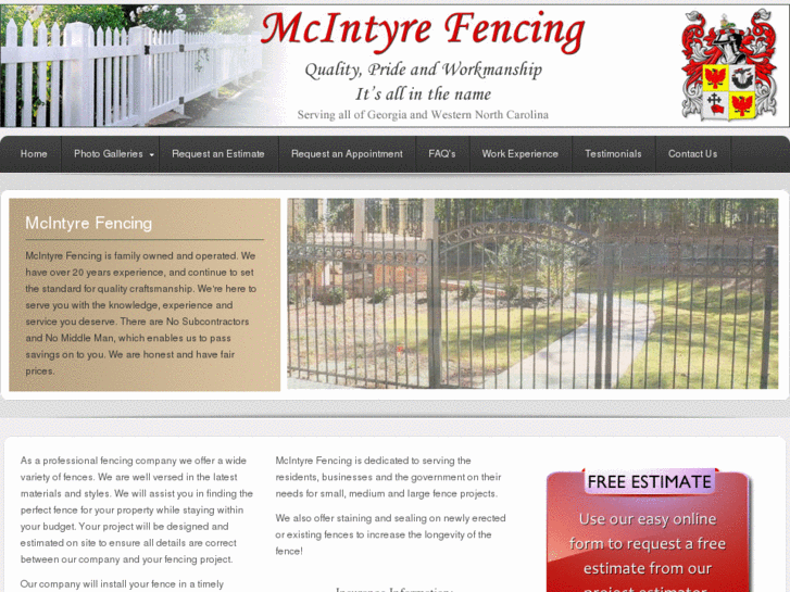 www.mcintyrefencing.com