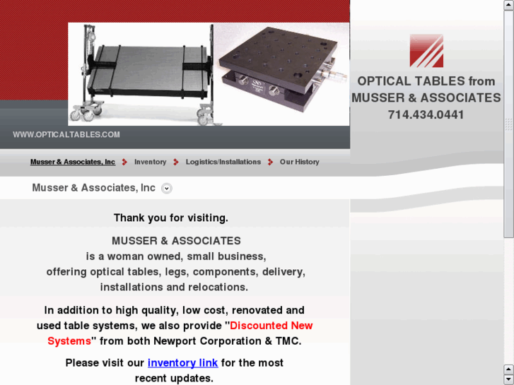 www.opticaltables.com