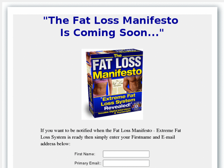 www.thefatlossmanifesto.com