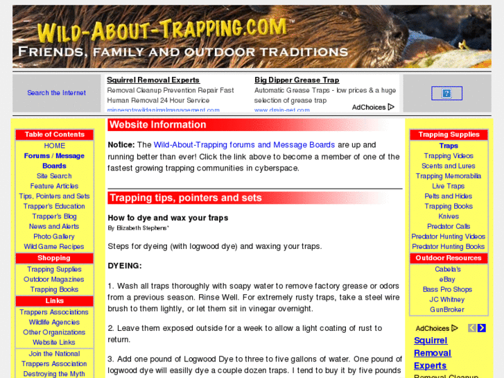 www.wild-about-trapping.com