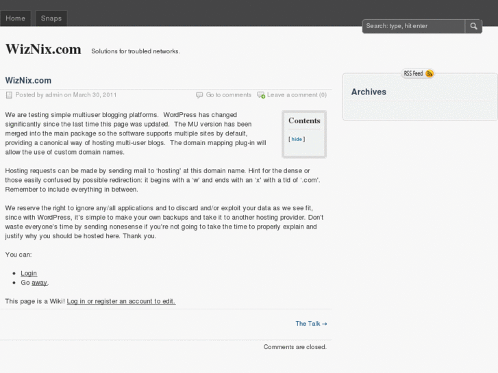 www.wiznix.org
