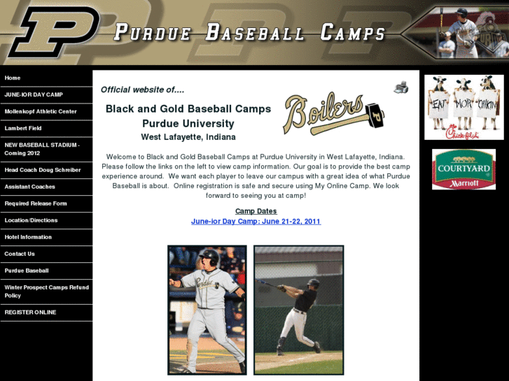 www.blackandgoldbaseball.com