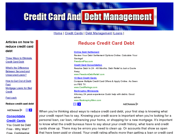 www.creditcardanddebtmanagement.com