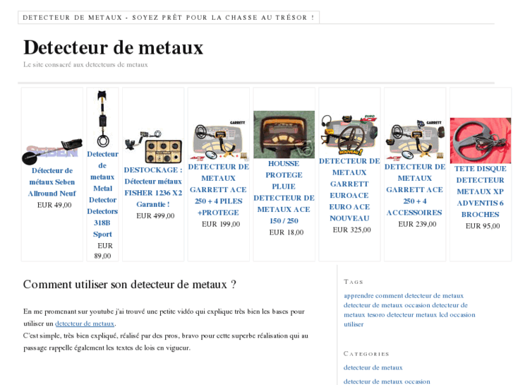 www.detecteurdemetaux.net