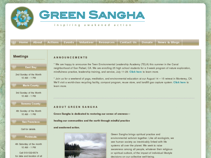 www.greensangha.org