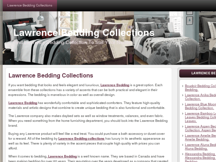 www.lawrencebedding.net