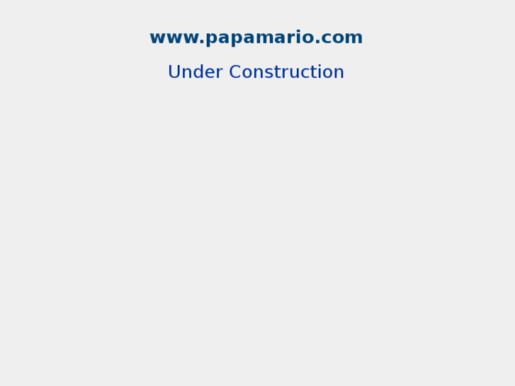 www.papamario.com