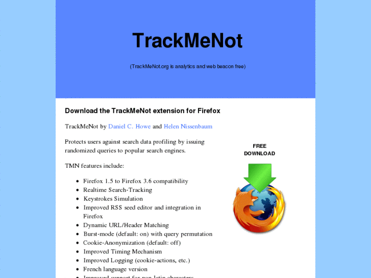 www.trackmenot.net