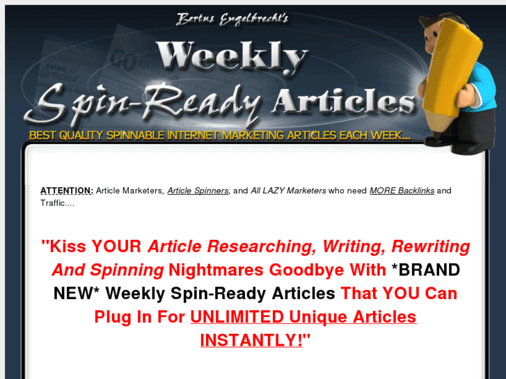 www.weeklyspinreadyarticles.com