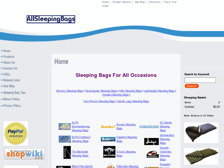 www.allsleepingbags.com