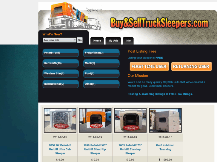 www.buyandselltrucksleepers.com