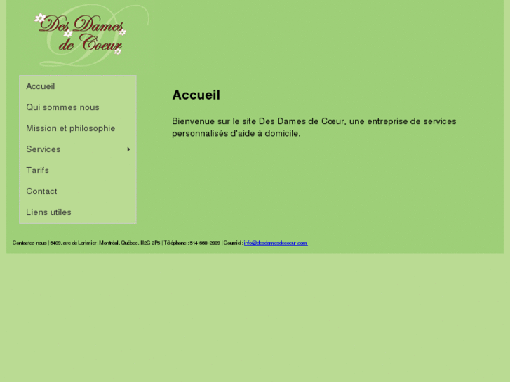 www.desdamesdecoeur.com
