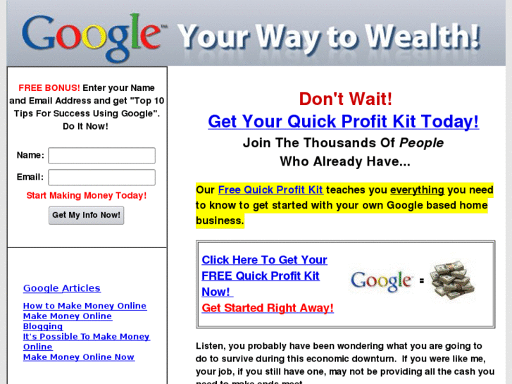 www.easygoogleprofits.net