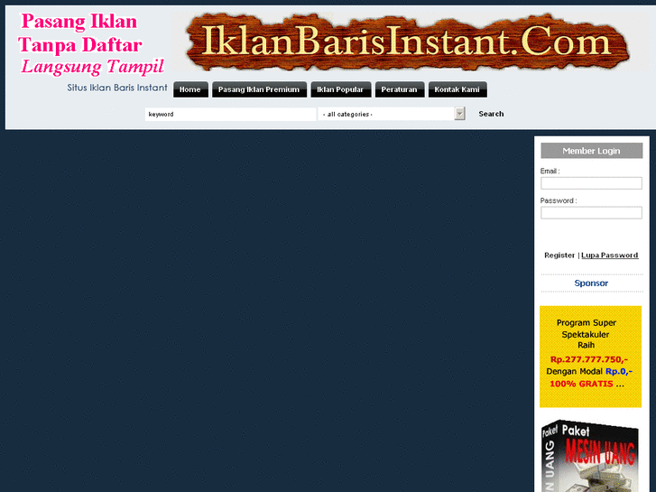 www.iklanbarisinstant.com