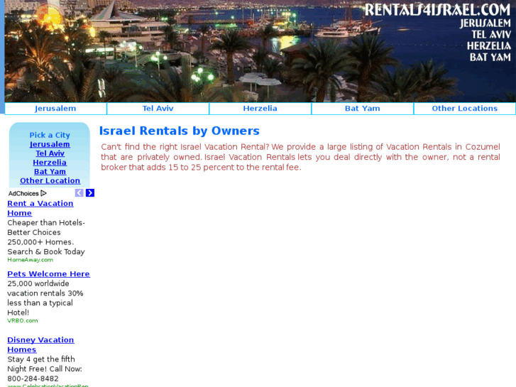 www.rentals4israel.com