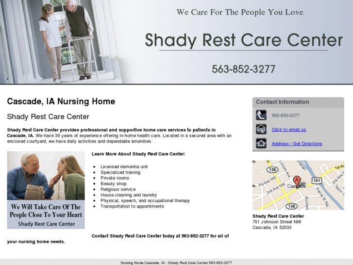 www.shadyrestcarecenter.net