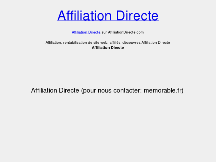 www.affiliationdirecte.com