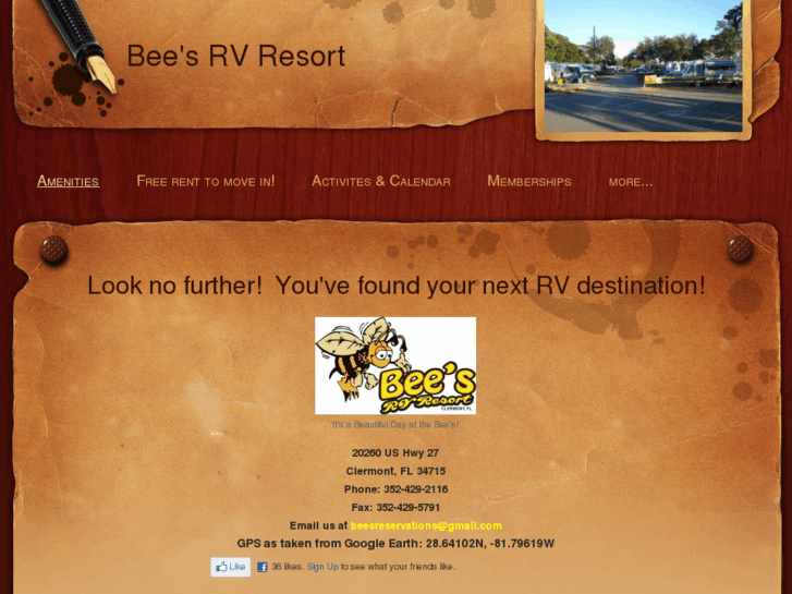 www.beesrvresort.com