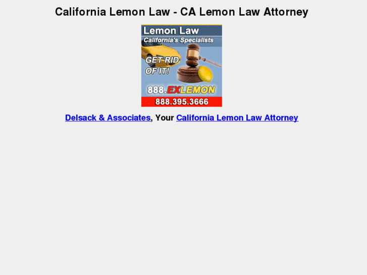 www.californialemonlaw.mobi