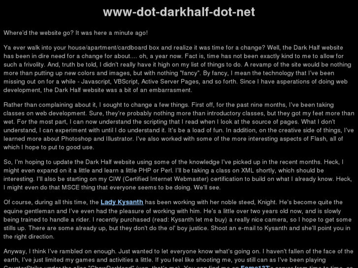 www.darkhalf.net