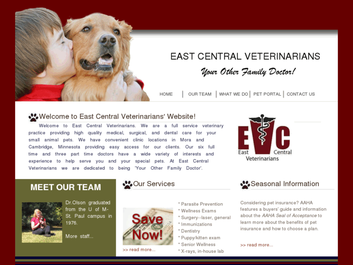 www.eastcentralveterinarians.com