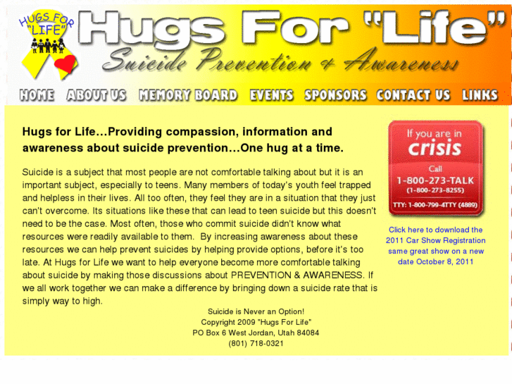 www.hugsforlife.info