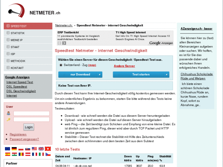 www.netmeter.ch