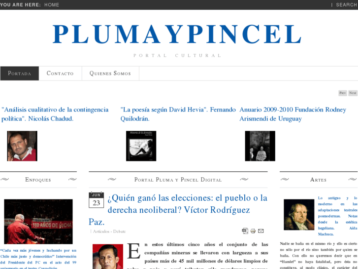 www.plumaypincel.cl