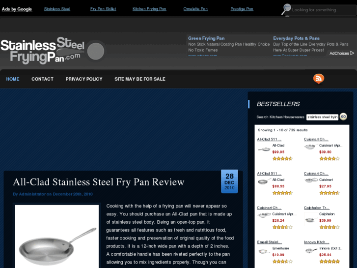 www.stainlesssteelfryingpan.com