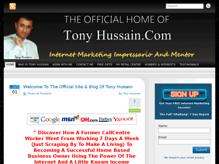 www.tonyhussain.com