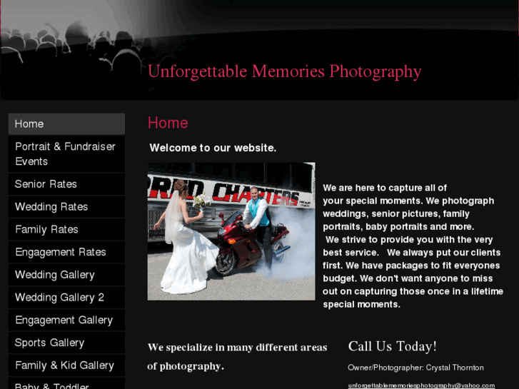 www.unforgettablememoriesphotography.com