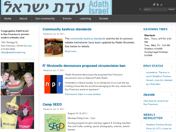 www.adathisraelsf.info