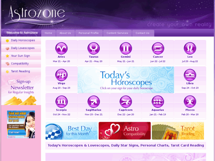 Horoscope list