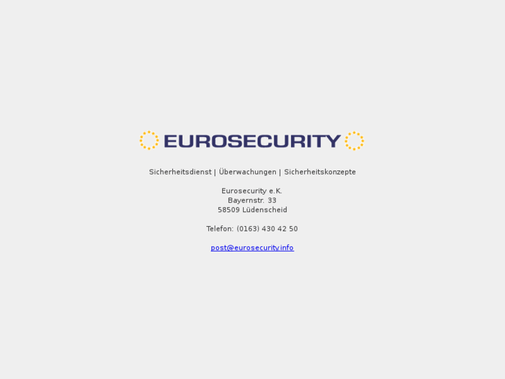www.eurosecurity.info