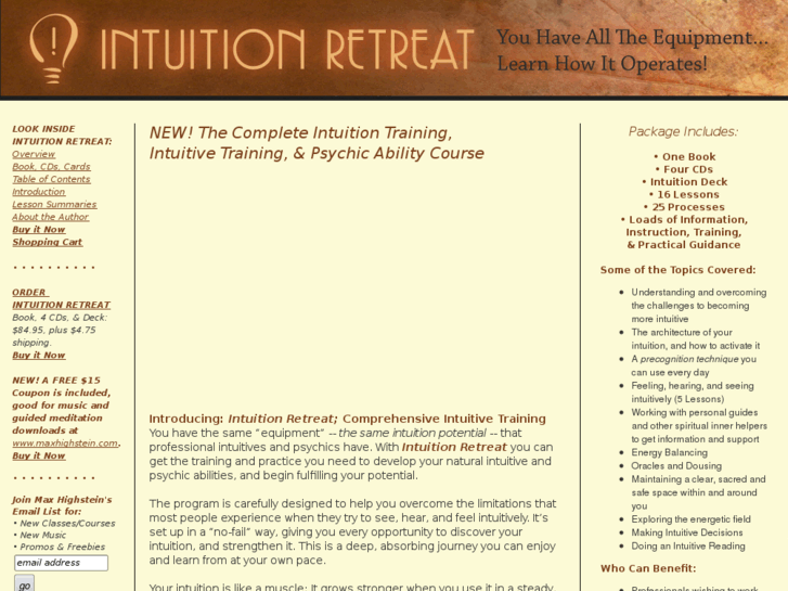 www.intuitionretreat.com