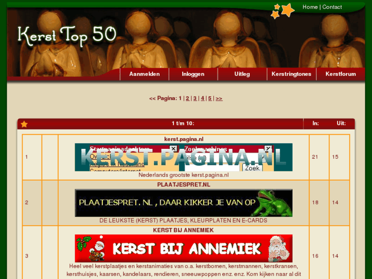 www.kersttop50.nl