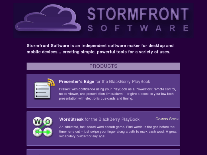 www.stormfrontsoftware.com