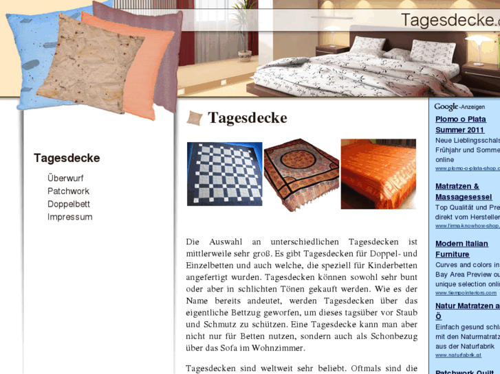 www.tagesdecke.com