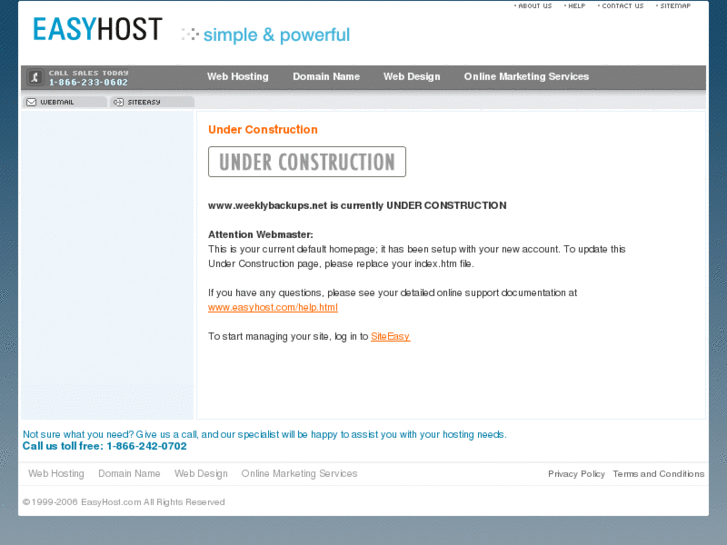 www.weeklybackups.net