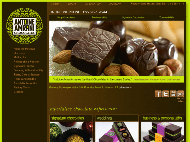 www.amaranichocolates.com