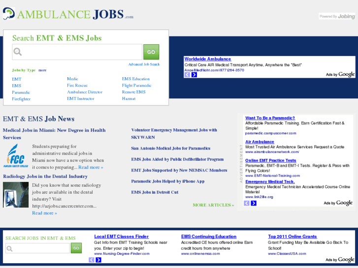 www.ambulancejobs.com