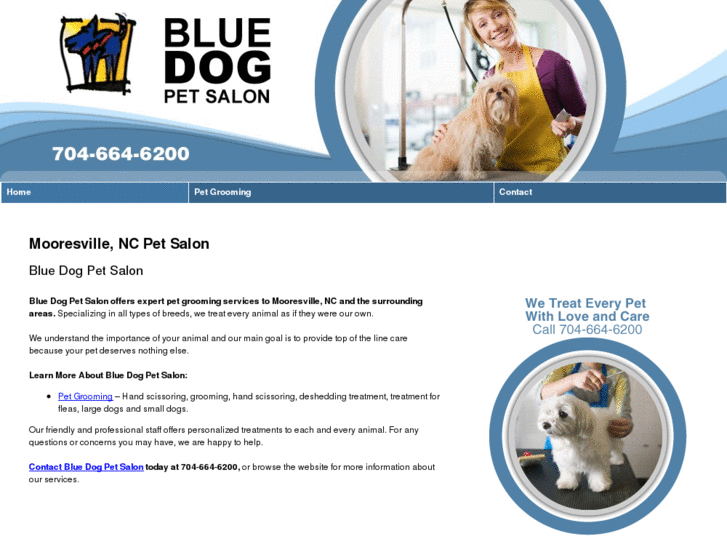 www.bluedogpetsalonnc.com