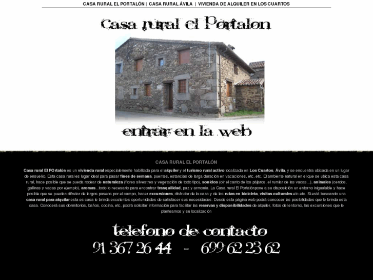 www.casaruralelportalon.com